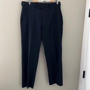 Haggar Black Dress Pants Straight Leg Formal Wear
